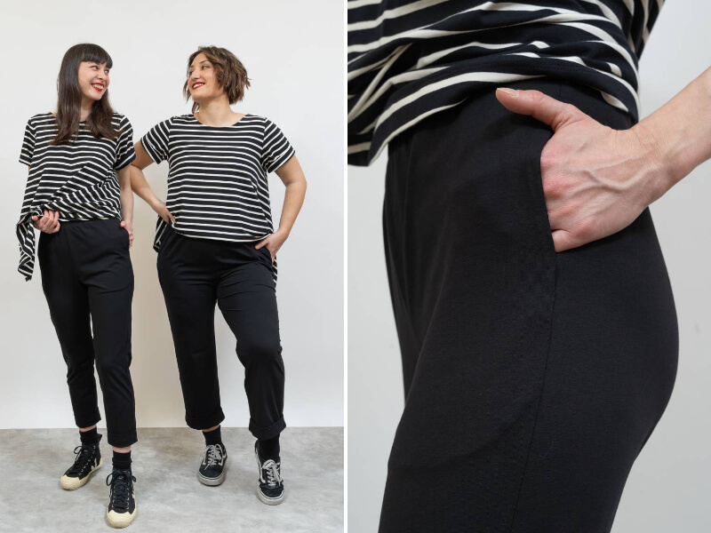 Básicos de otoño - invierno para mujer: pantalones básicos de color negro