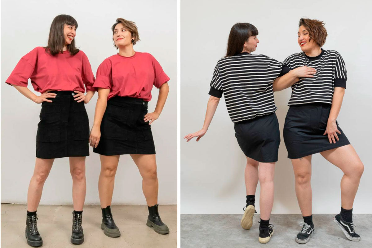 ¿Cómo combinar una falda negra corta? Nuestros consejos y looks – Elisa ...