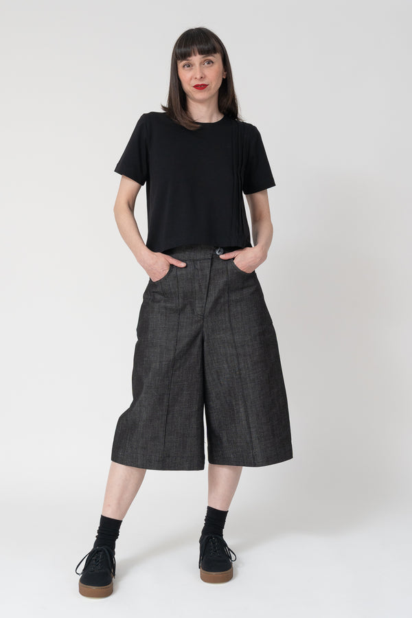 Bermudas Raquel denim negro