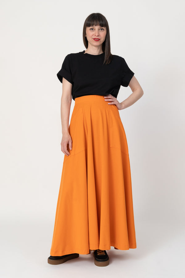 Falda Travesía naranja