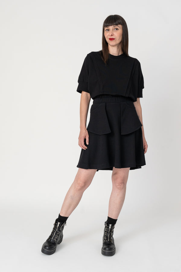 Falda Foehn negro