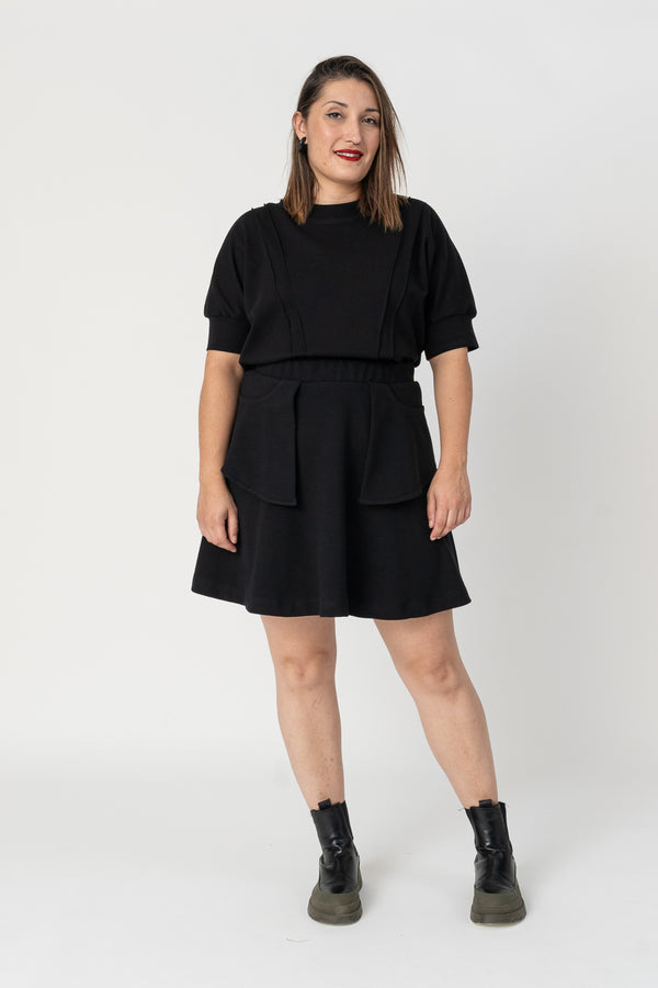 Falda Foehn negro
