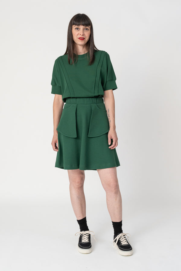Falda Foehn verde