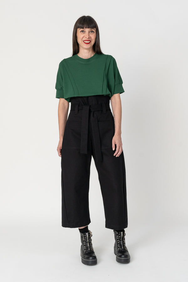 Pantalon cintura alta Mistral negro