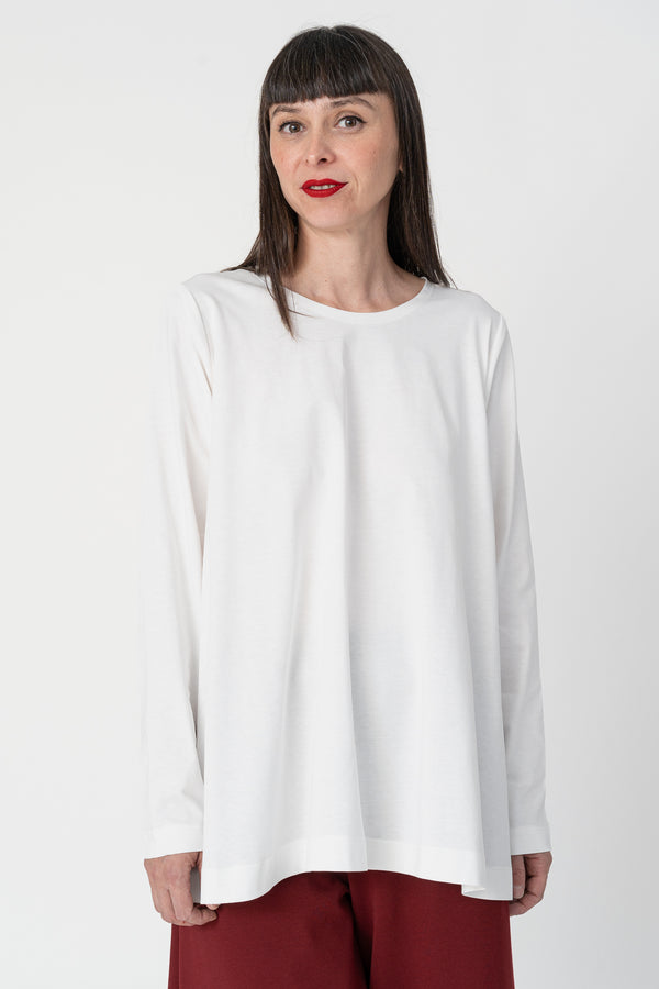 Camiseta de capa blanca