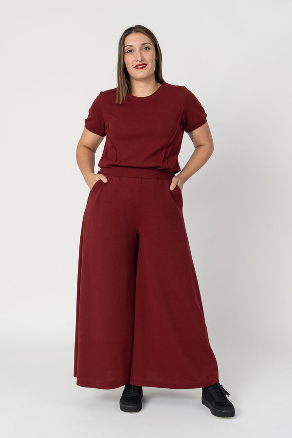 Falda pantalon sangre