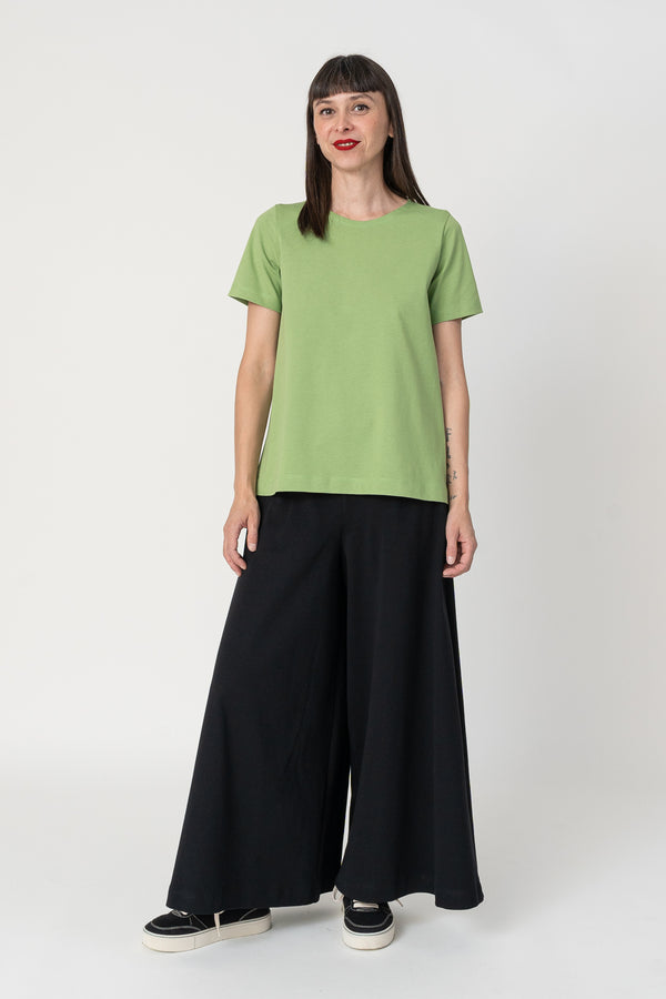 Camiseta basica evase verde