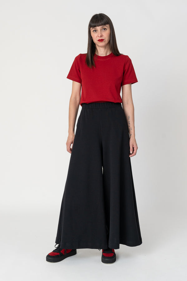 Falda pantalon negro