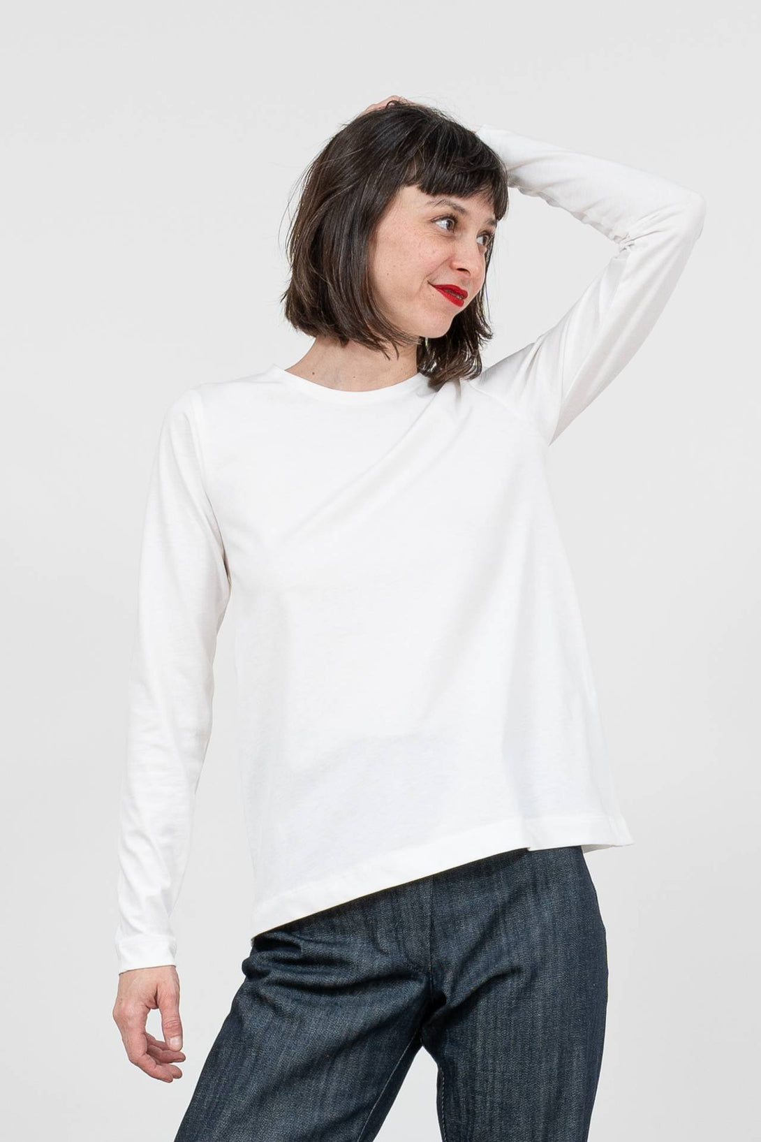 Básica evasé blanco-Elisa Muresan