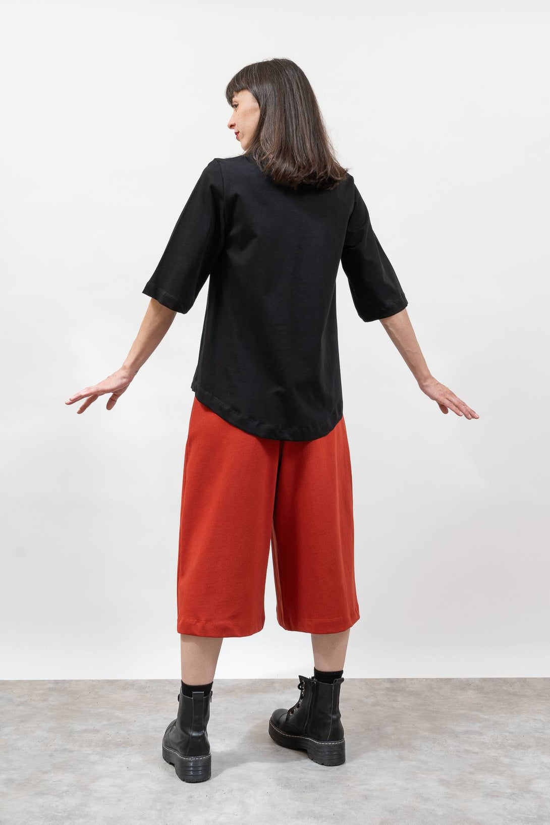 Camisa camiseta Gusi negro-Elisa Muresan