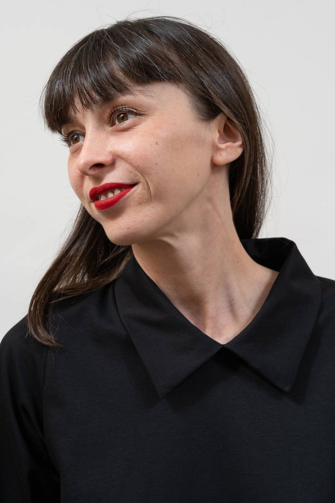 Camisa camiseta Gusi negro-Elisa Muresan