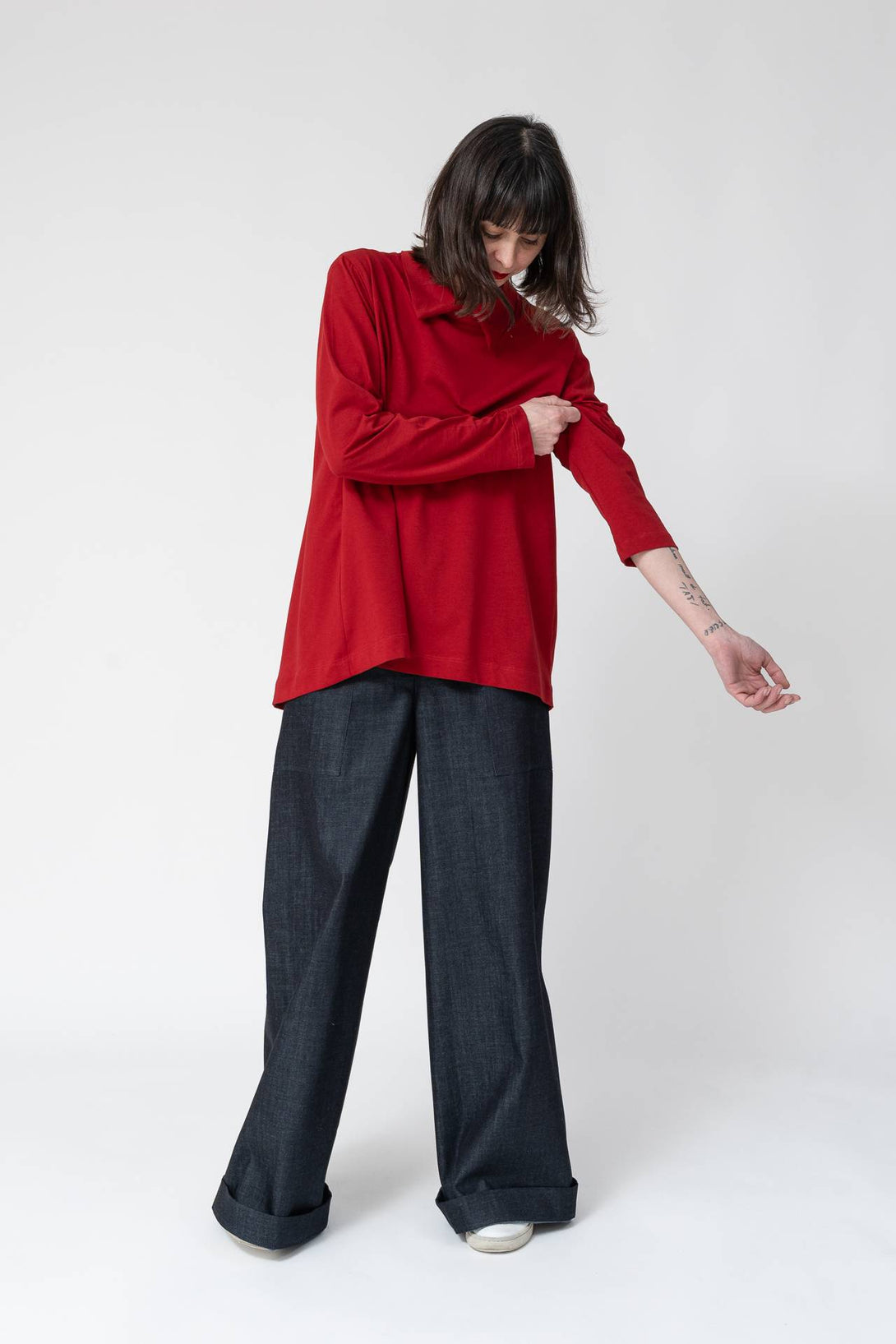 Camisa camiseta over rojo-Elisa Muresan