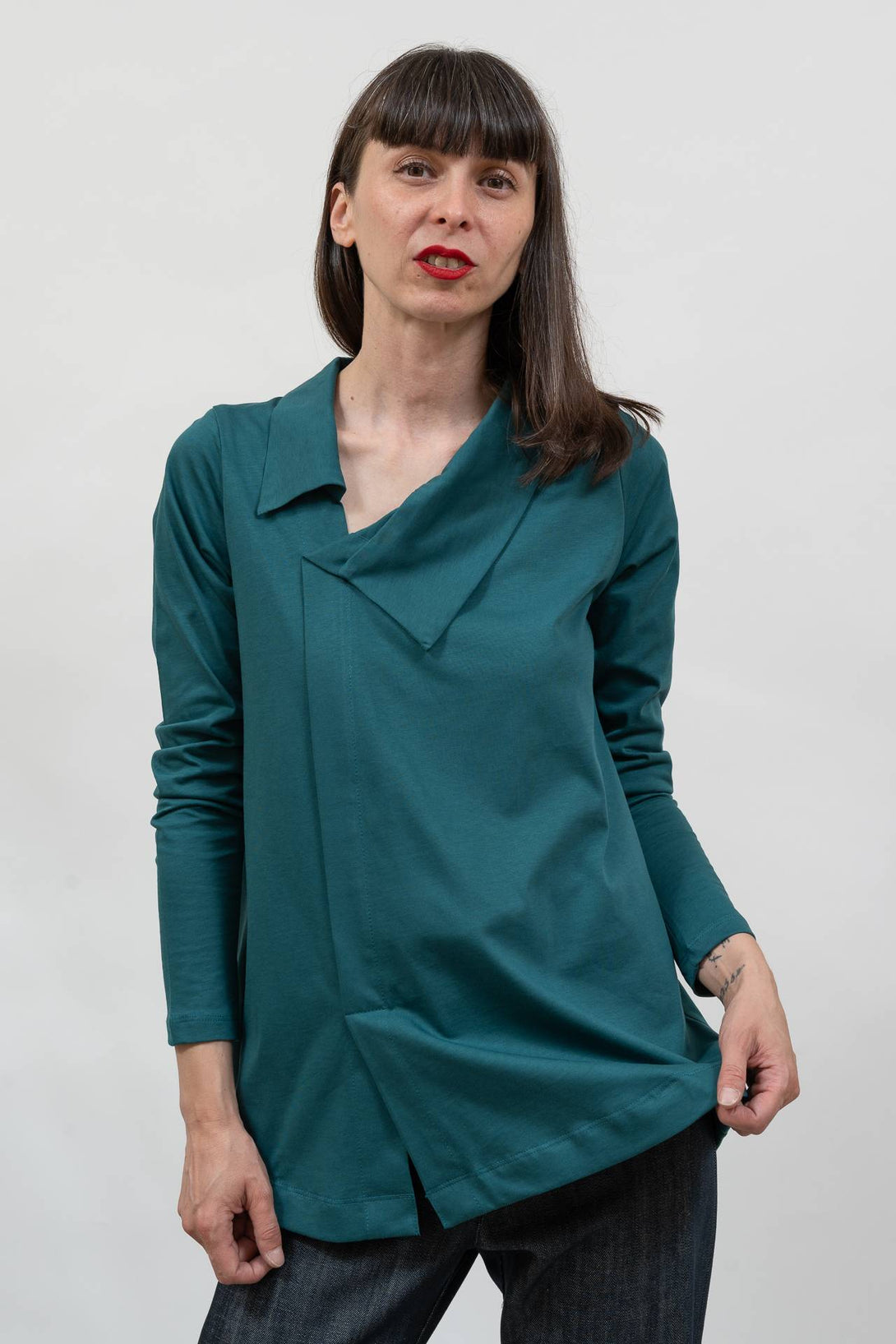 Camisa camiseta Pipa esmeralda-Elisa Muresan