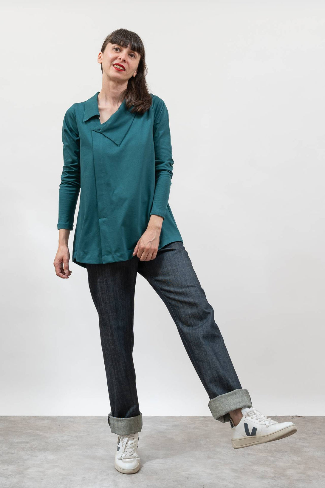 Camisa camiseta Pipa esmeralda-Elisa Muresan