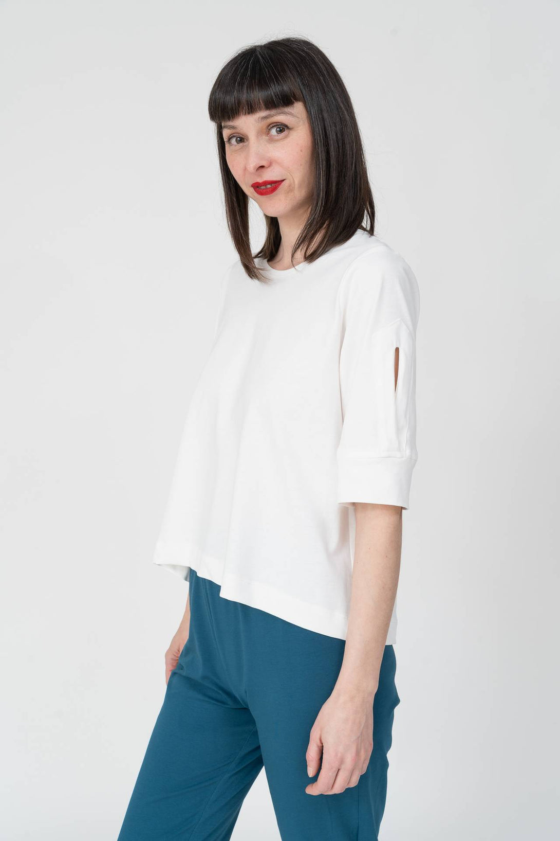 Camiseta Capensis blanco-Elisa Muresan