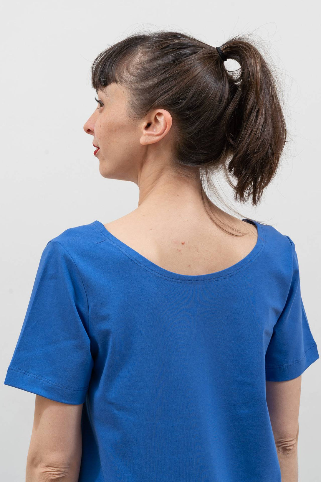 Camiseta reversible azul-Elisa Muresan