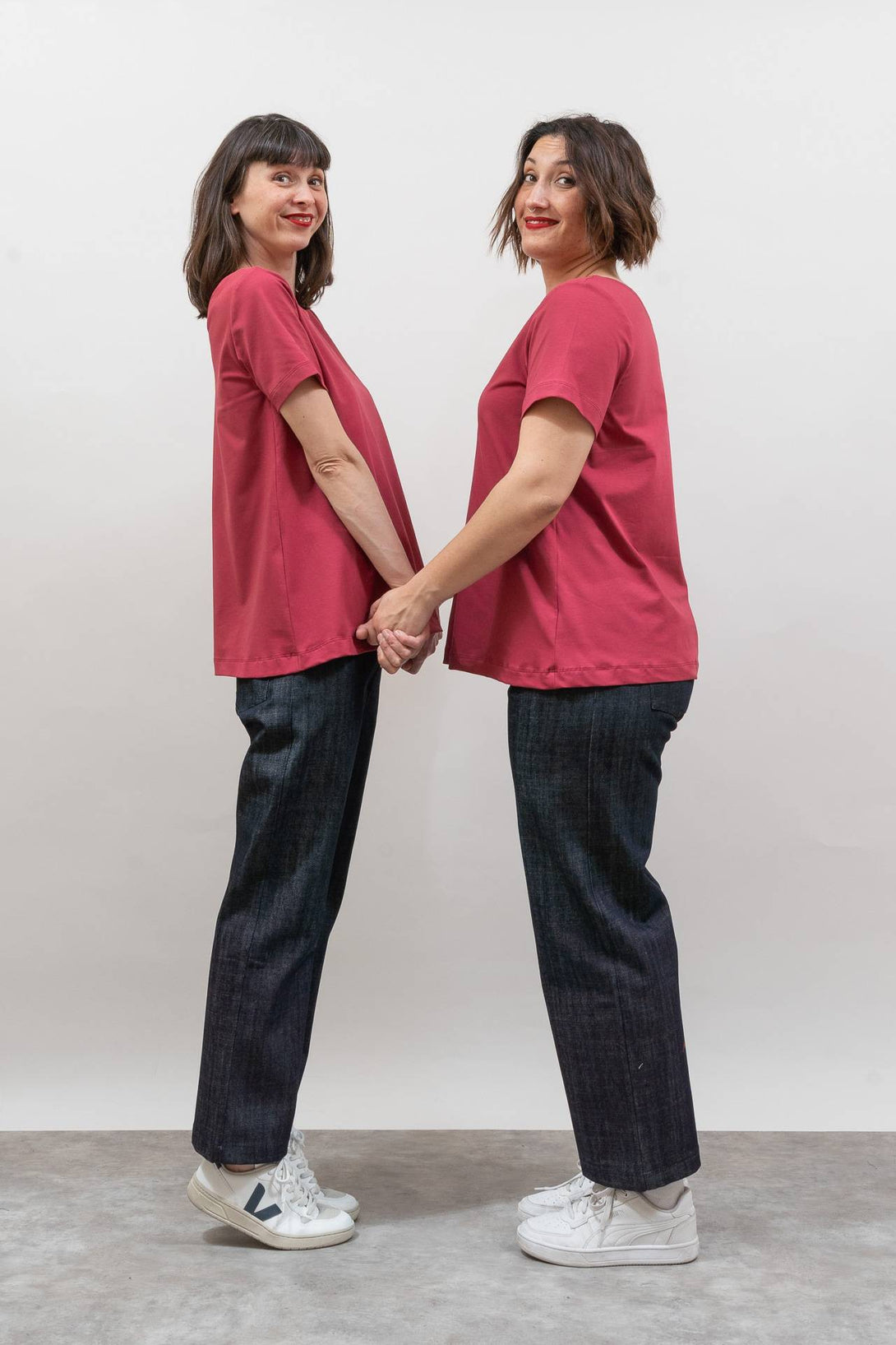Camiseta reversible fresa-Elisa Muresan