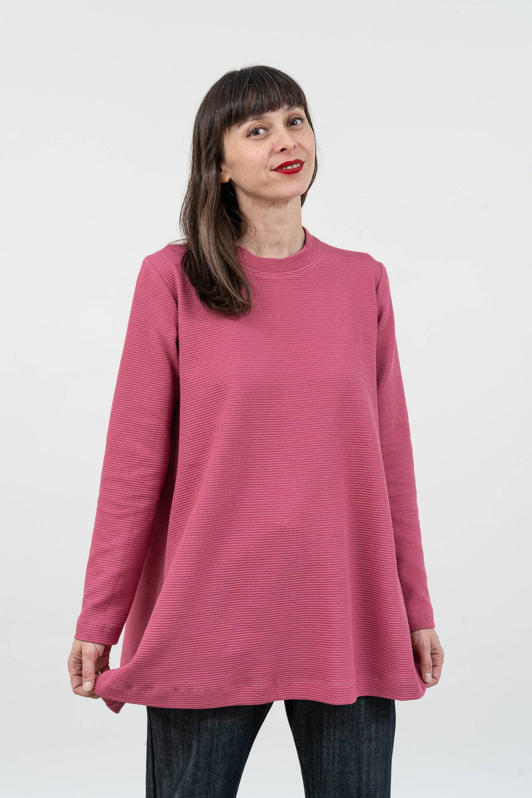 Capa larga malva-Elisa Muresan