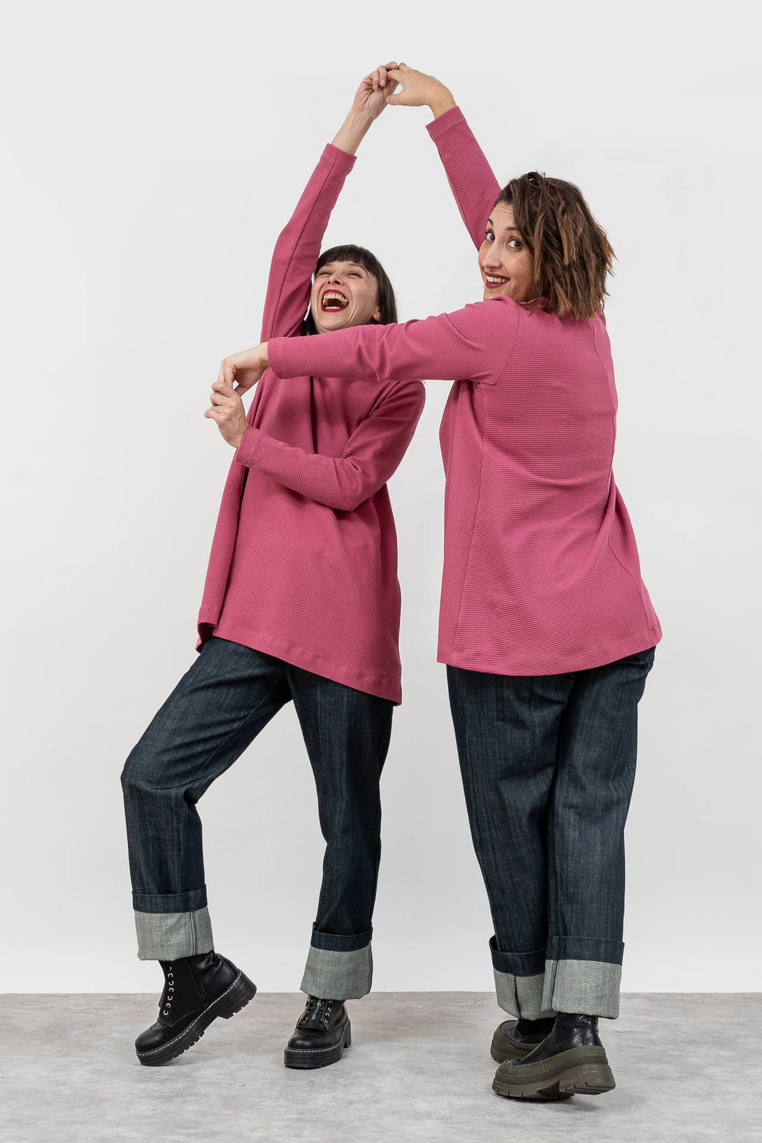 Capa larga malva-Elisa Muresan
