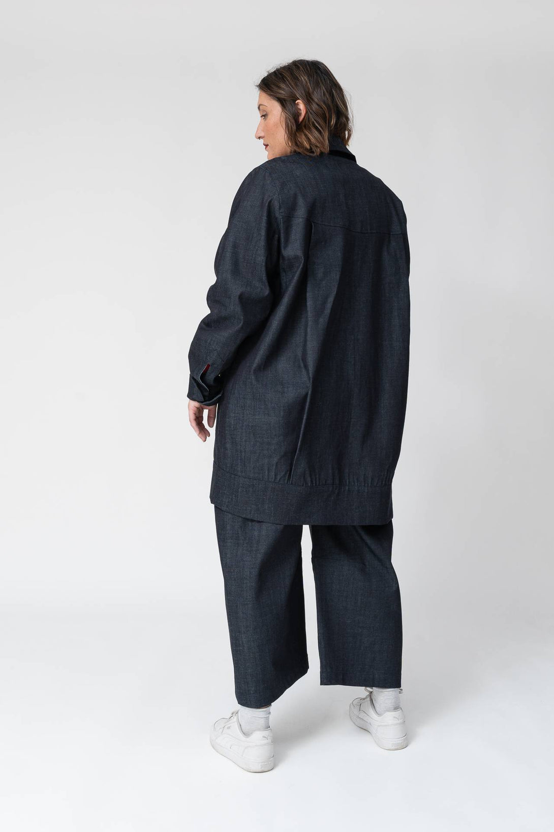 Chaqueta denim navy-Elisa Muresan