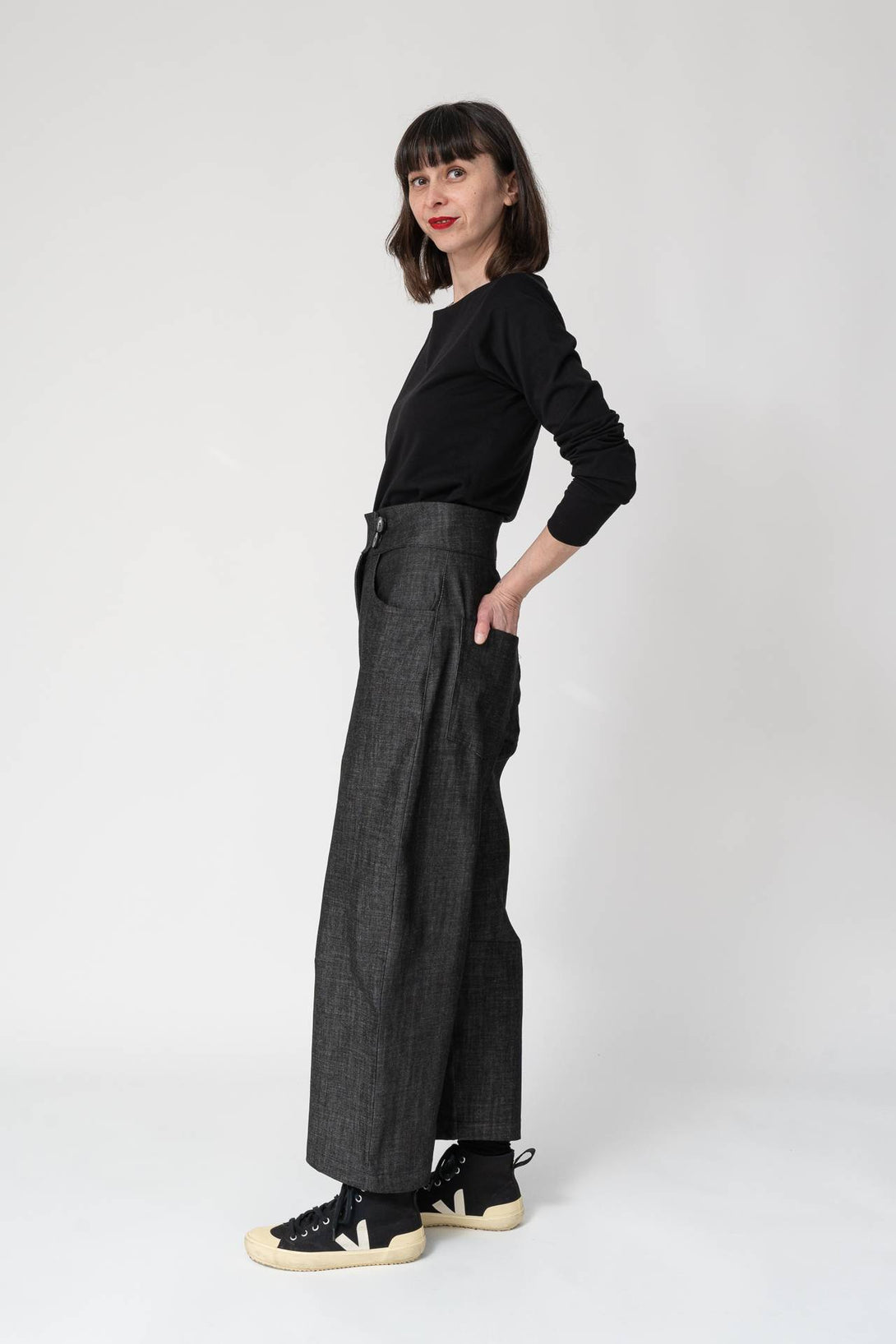 Denim globo Bulnes negro-Elisa Muresan