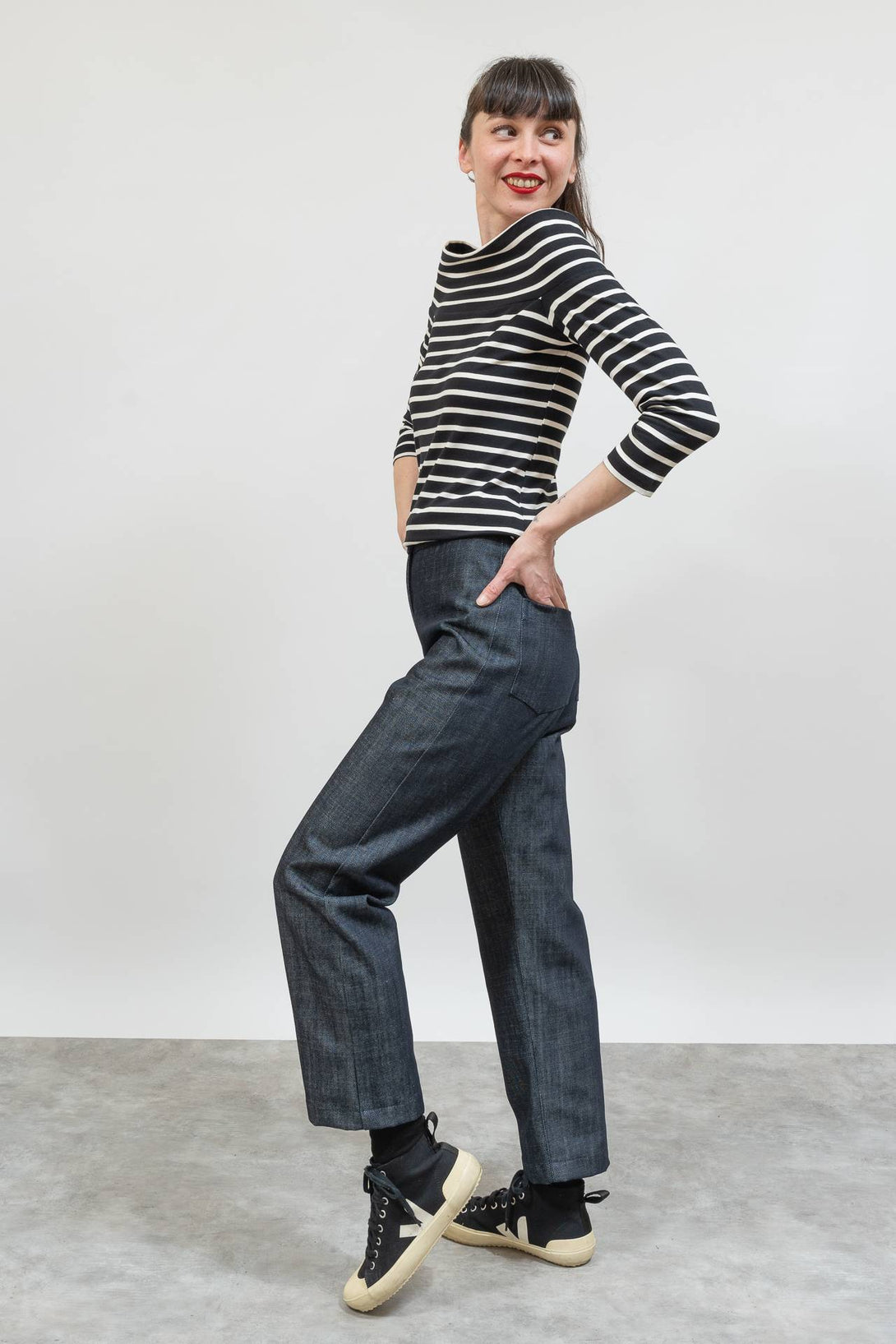 Denim tobillero-Elisa Muresan