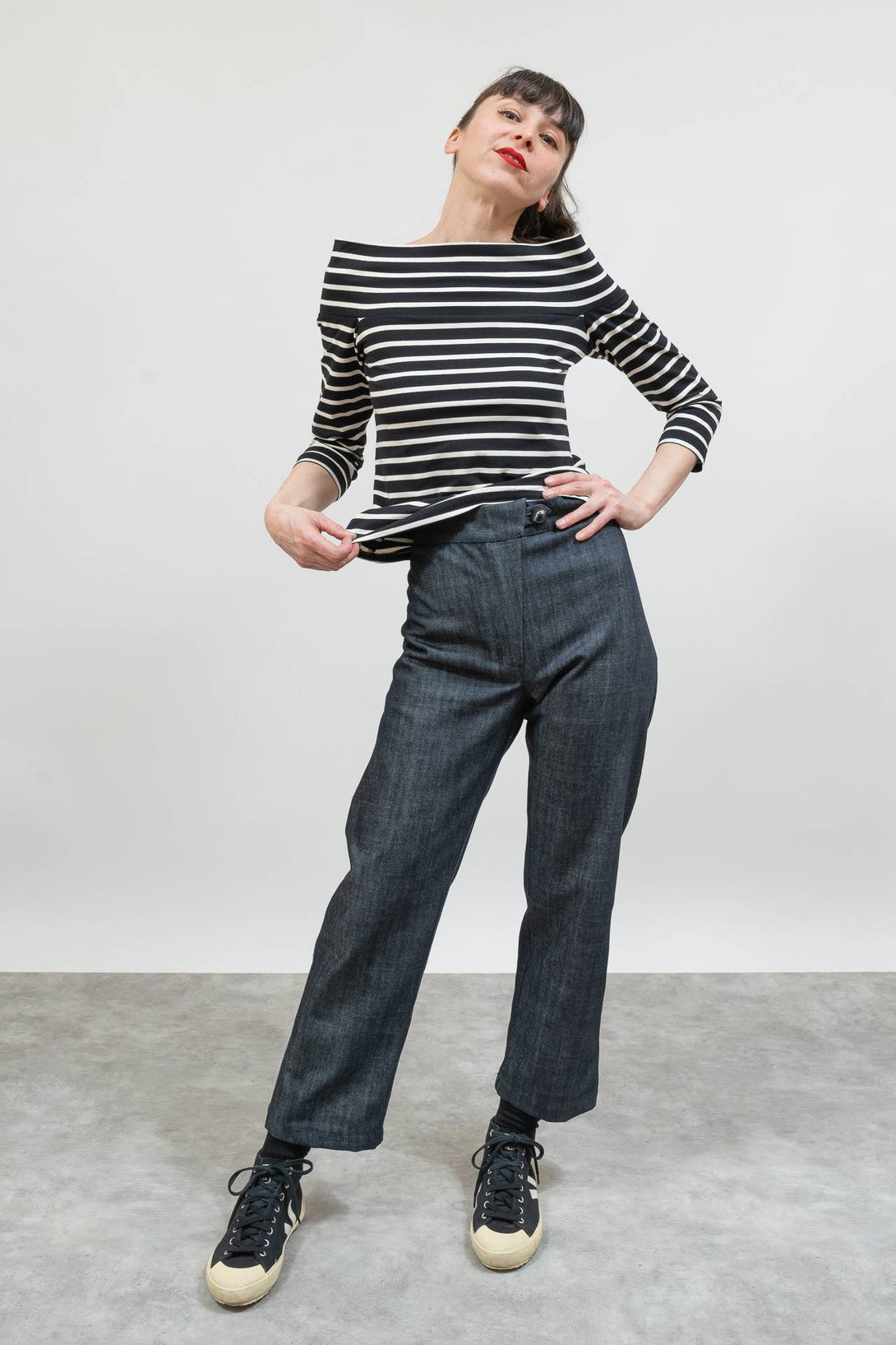 Denim tobillero-Elisa Muresan
