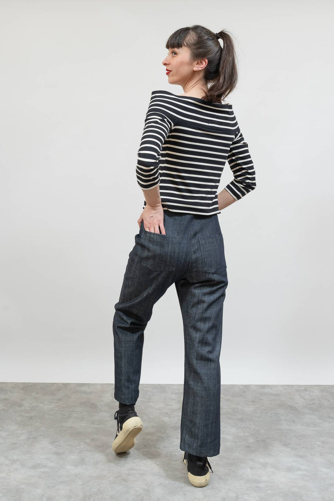 Denim tobillero-Elisa Muresan