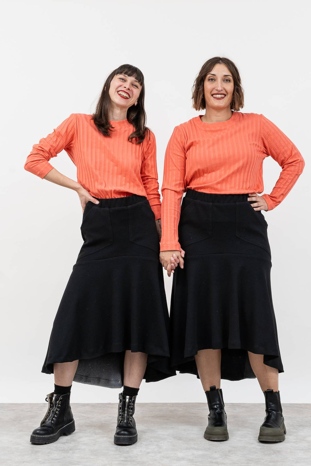 Falda Lola negro-Elisa Muresan
