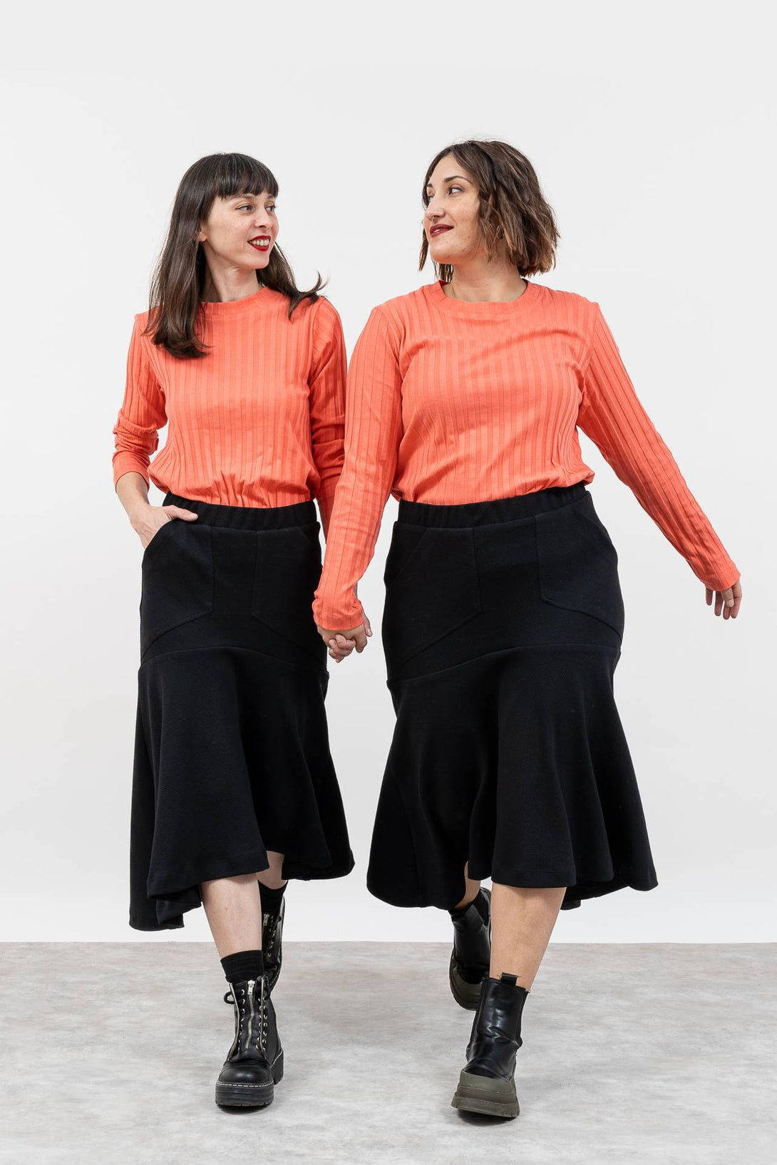 Falda Lola negro-Elisa Muresan