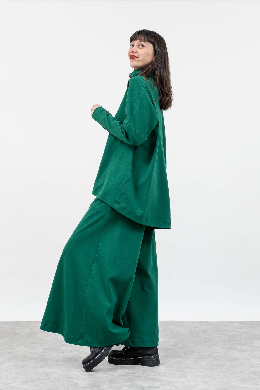 Jersey over fuelle verde-Elisa Muresan