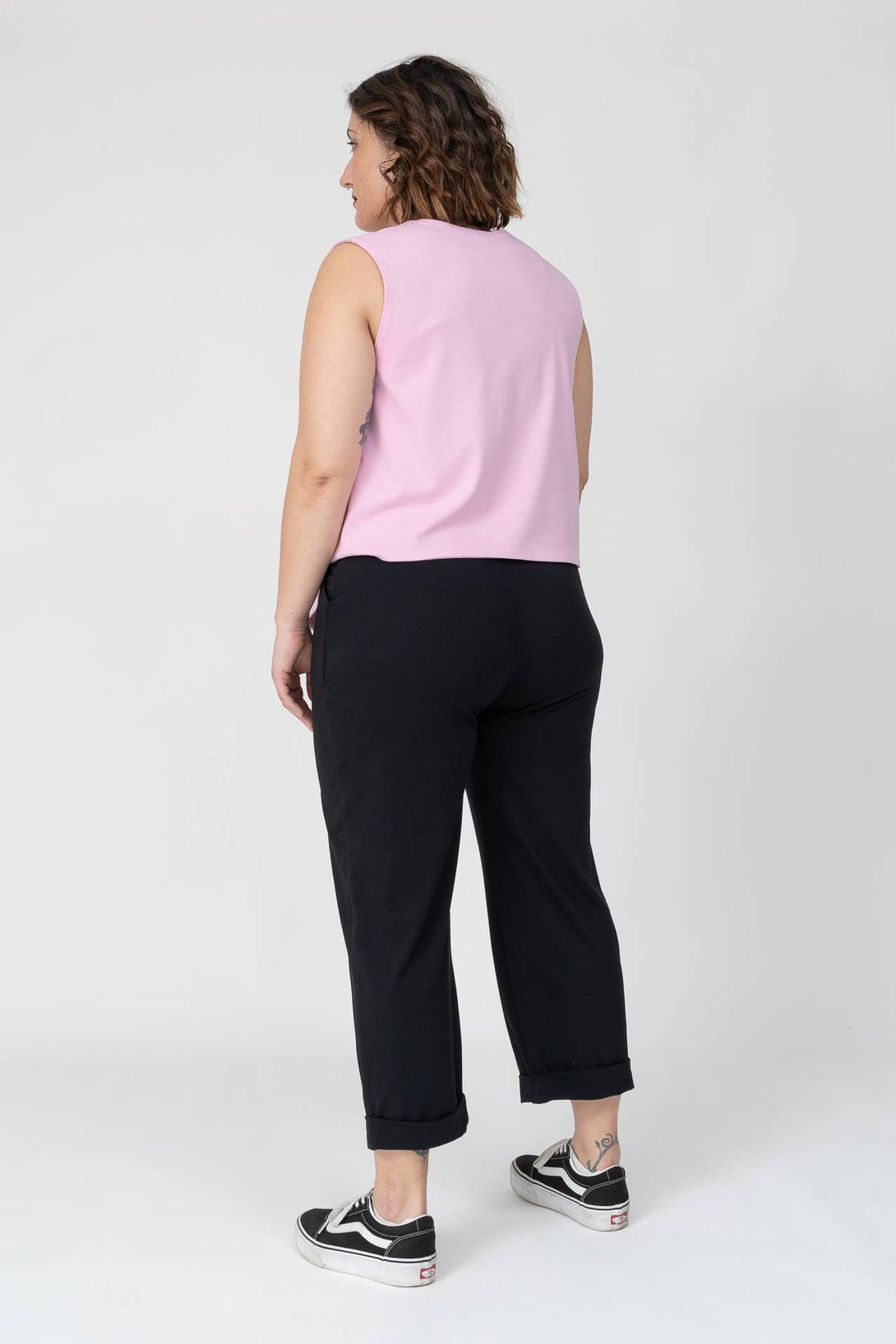 Pantalón básico negro-Elisa Muresan