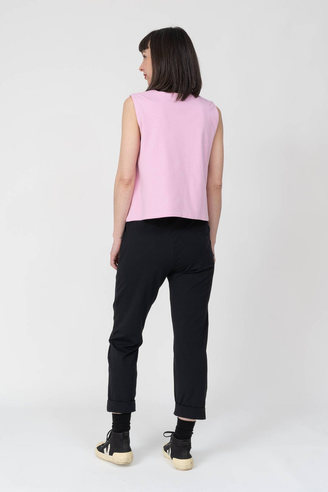 Pantalón básico negro-Elisa Muresan