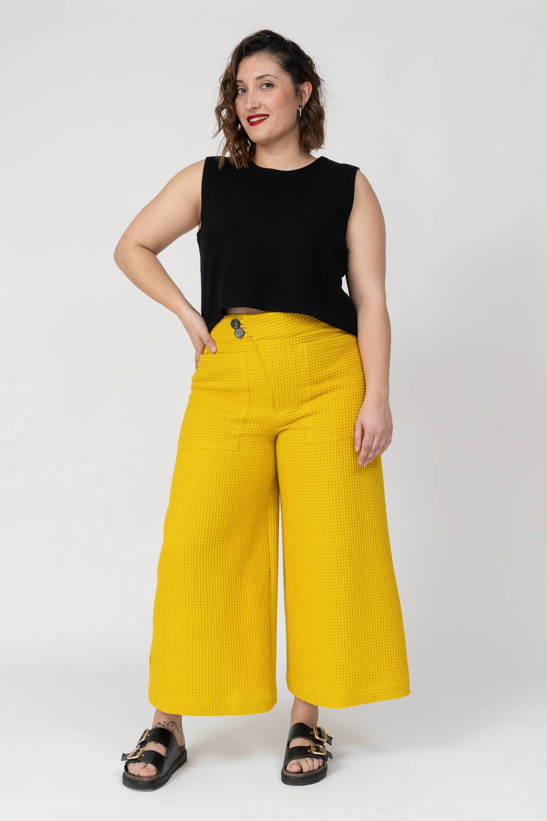 Pantalón curry-Elisa Muresan