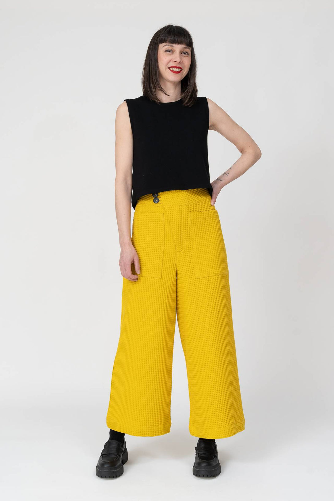 Pantalón curry-Elisa Muresan