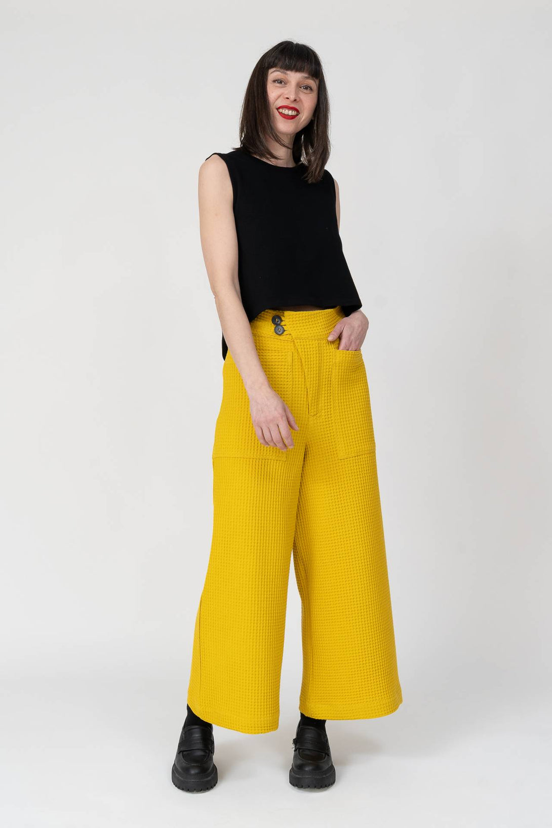 Pantalón curry-Elisa Muresan
