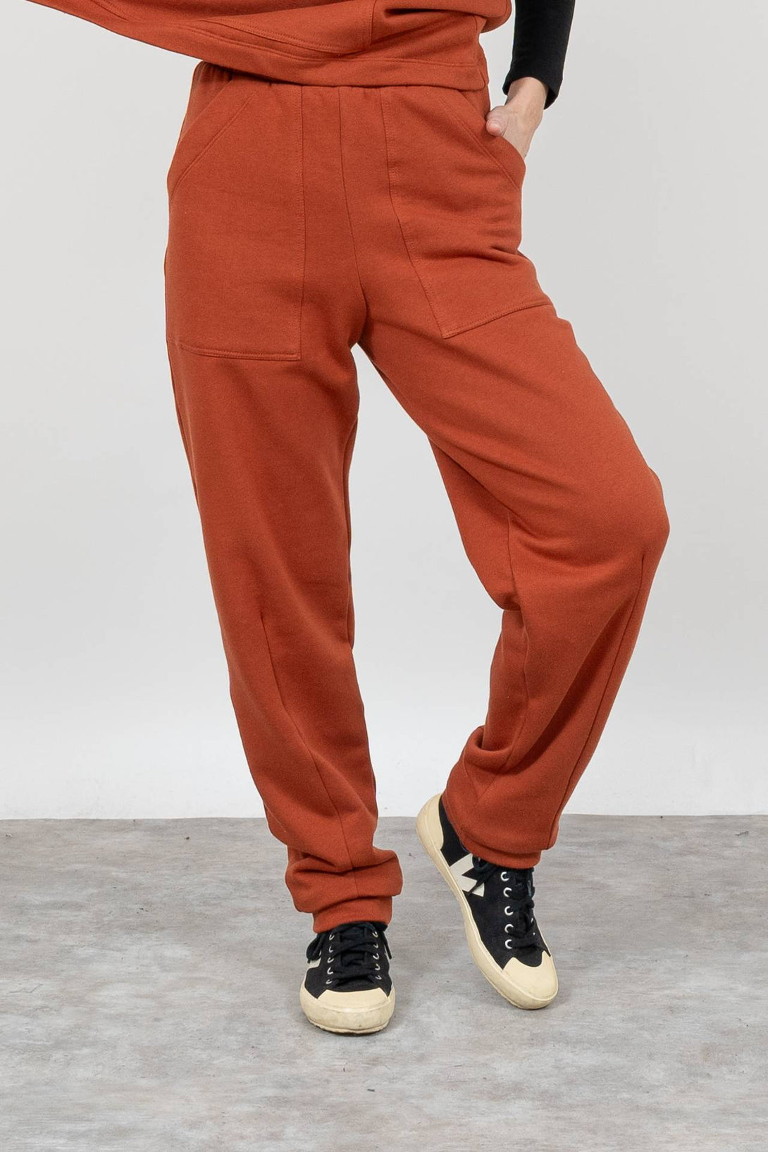 Pantalón pinza henna-Elisa Muresan
