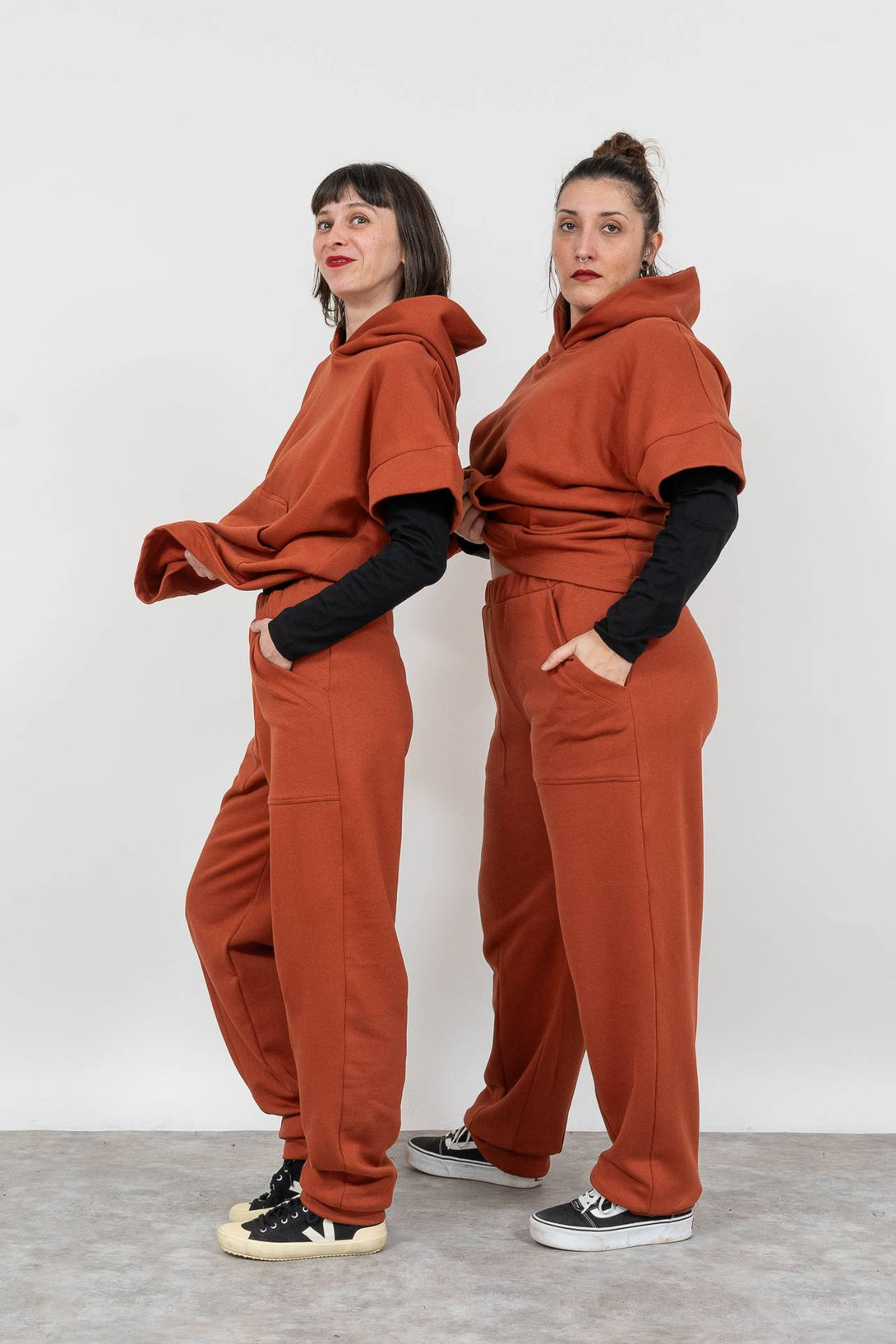 Pantalón pinza henna-Elisa Muresan