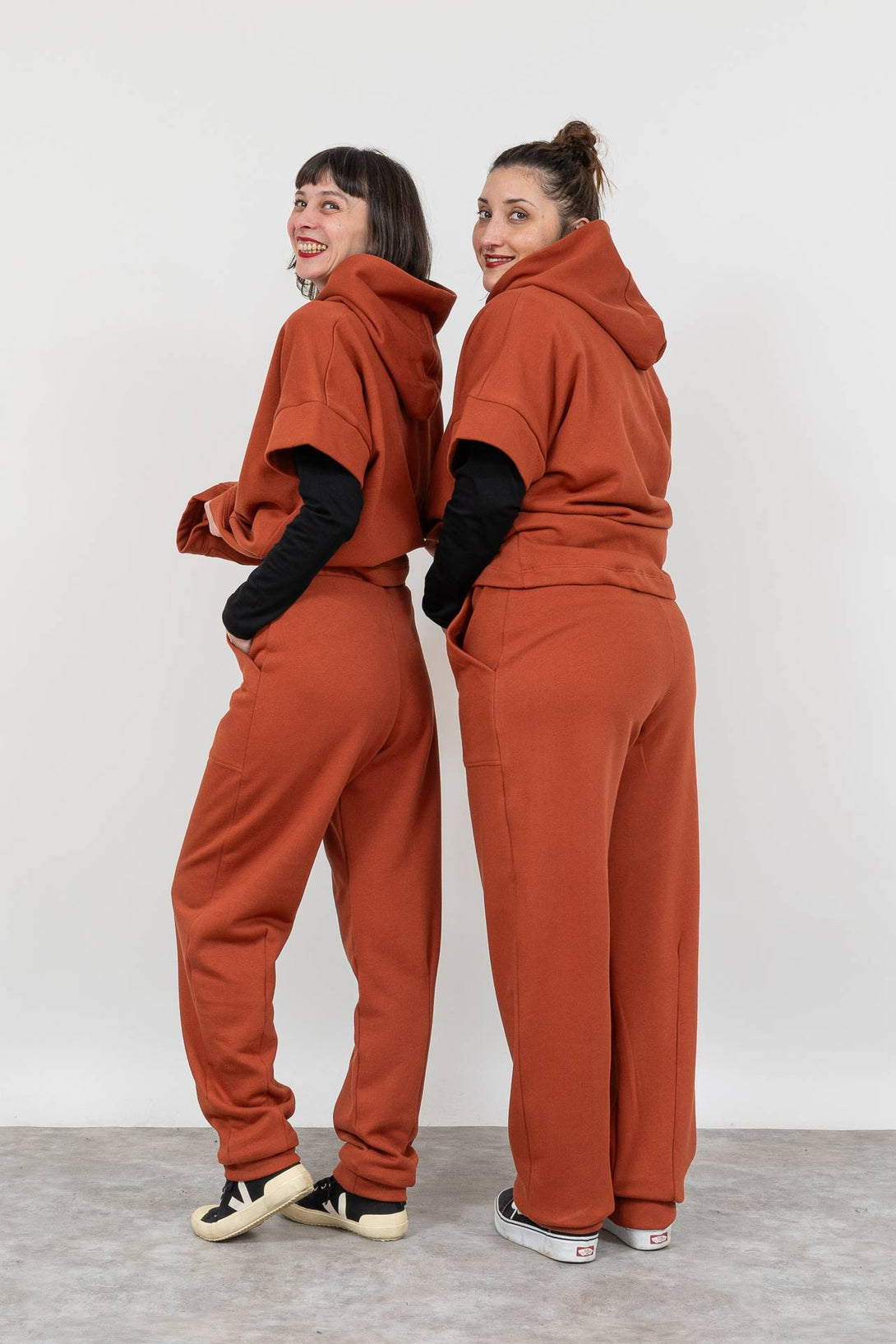 Pantalón pinza henna-Elisa Muresan