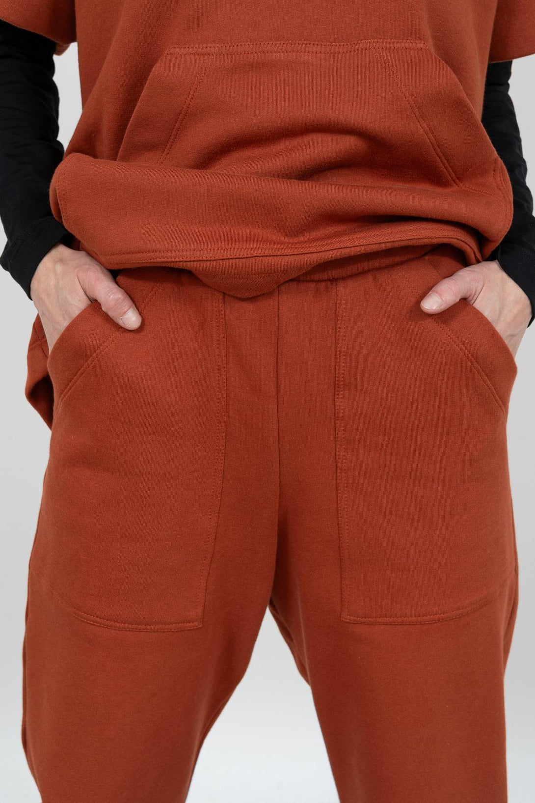 Pantalón pinza henna-Elisa Muresan