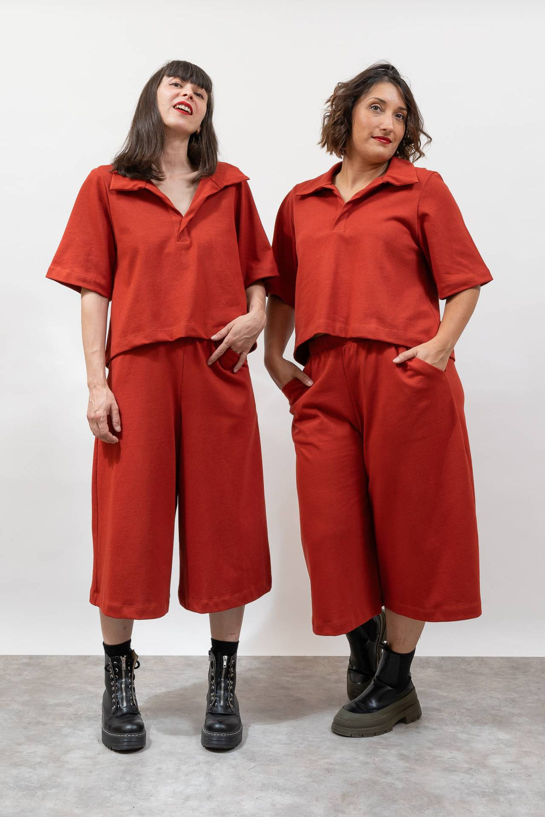 Polo crop Carey teja-Elisa Muresan