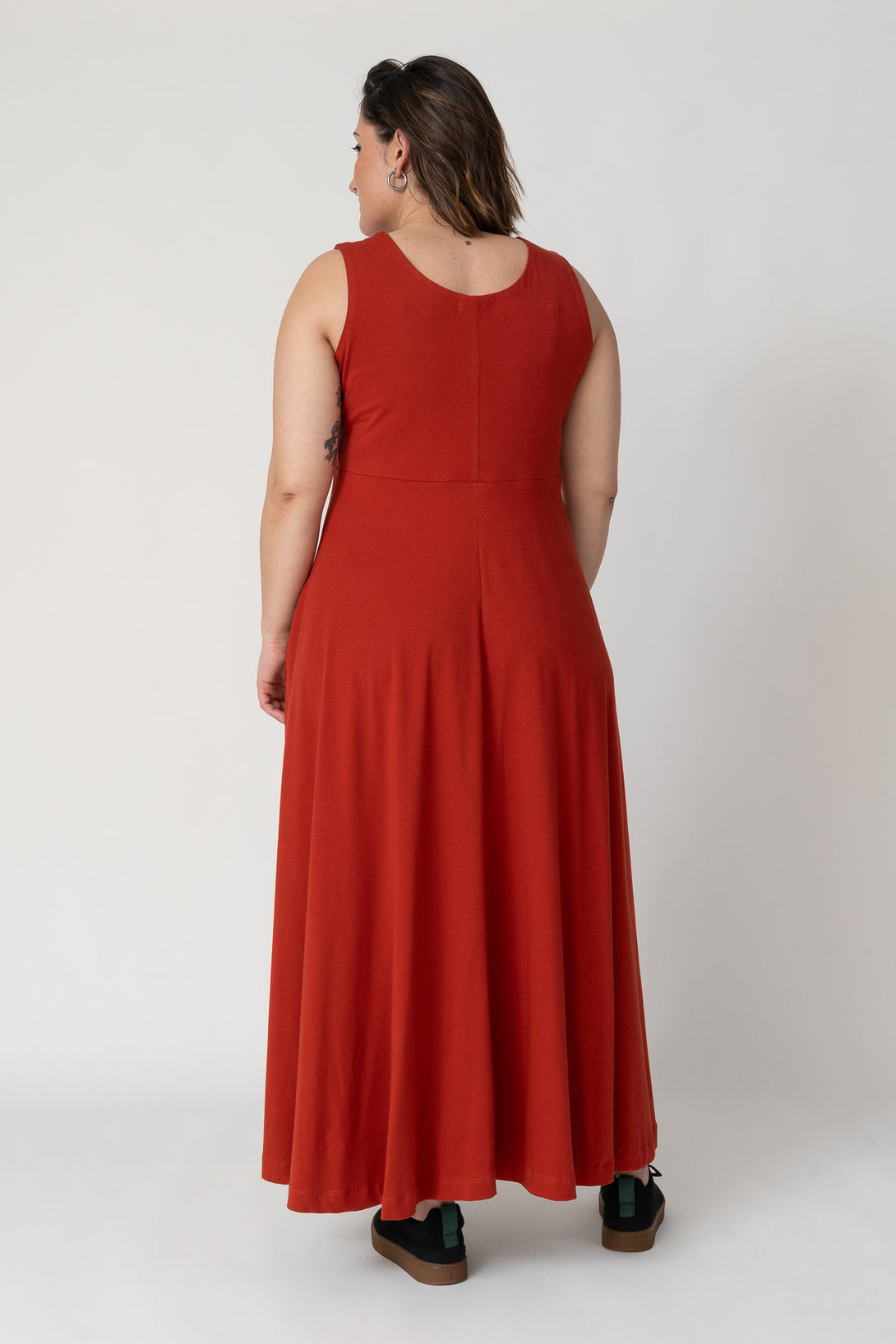 Vestido bailarina orange blood-Elisa Muresan