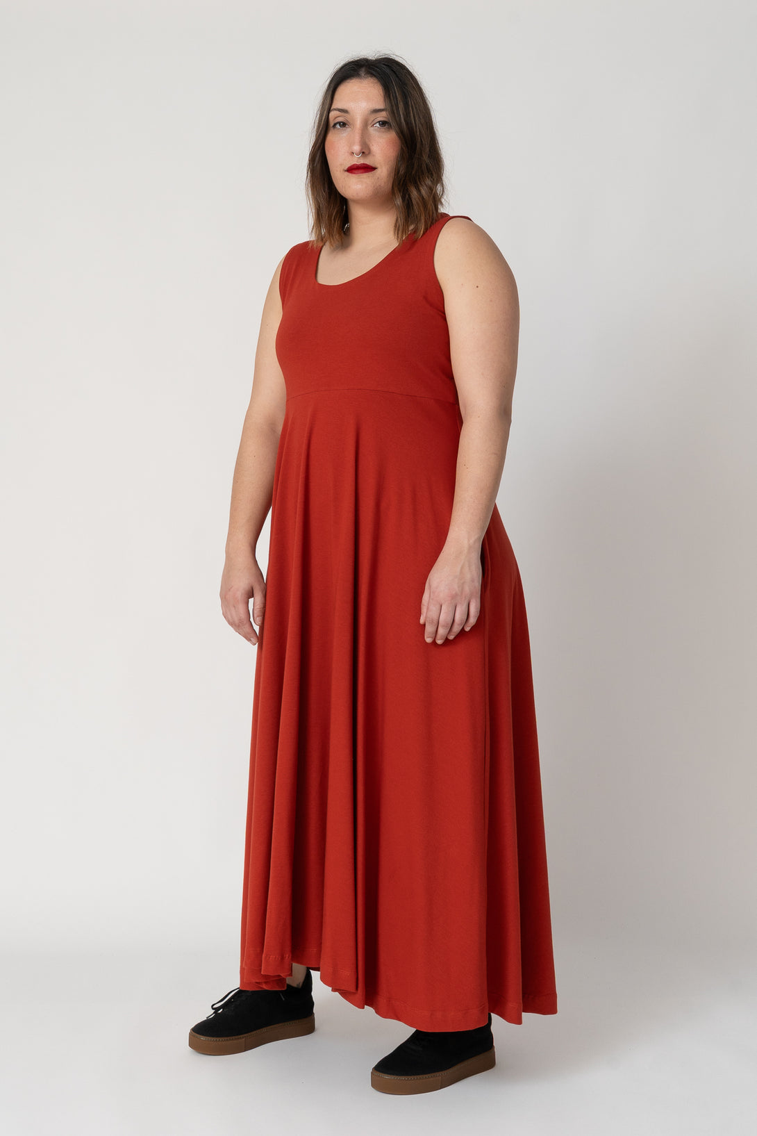 Vestido bailarina orange blood-Elisa Muresan