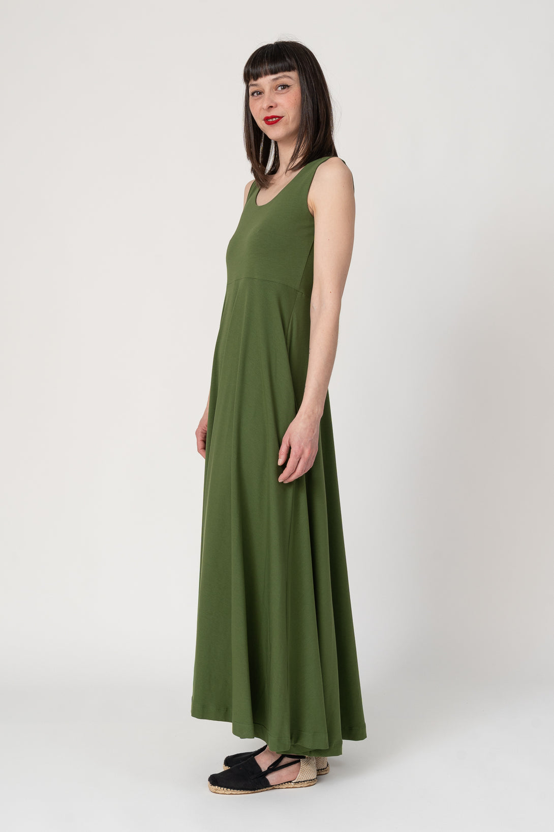 vestido bailarina verde-Elisa Muresan