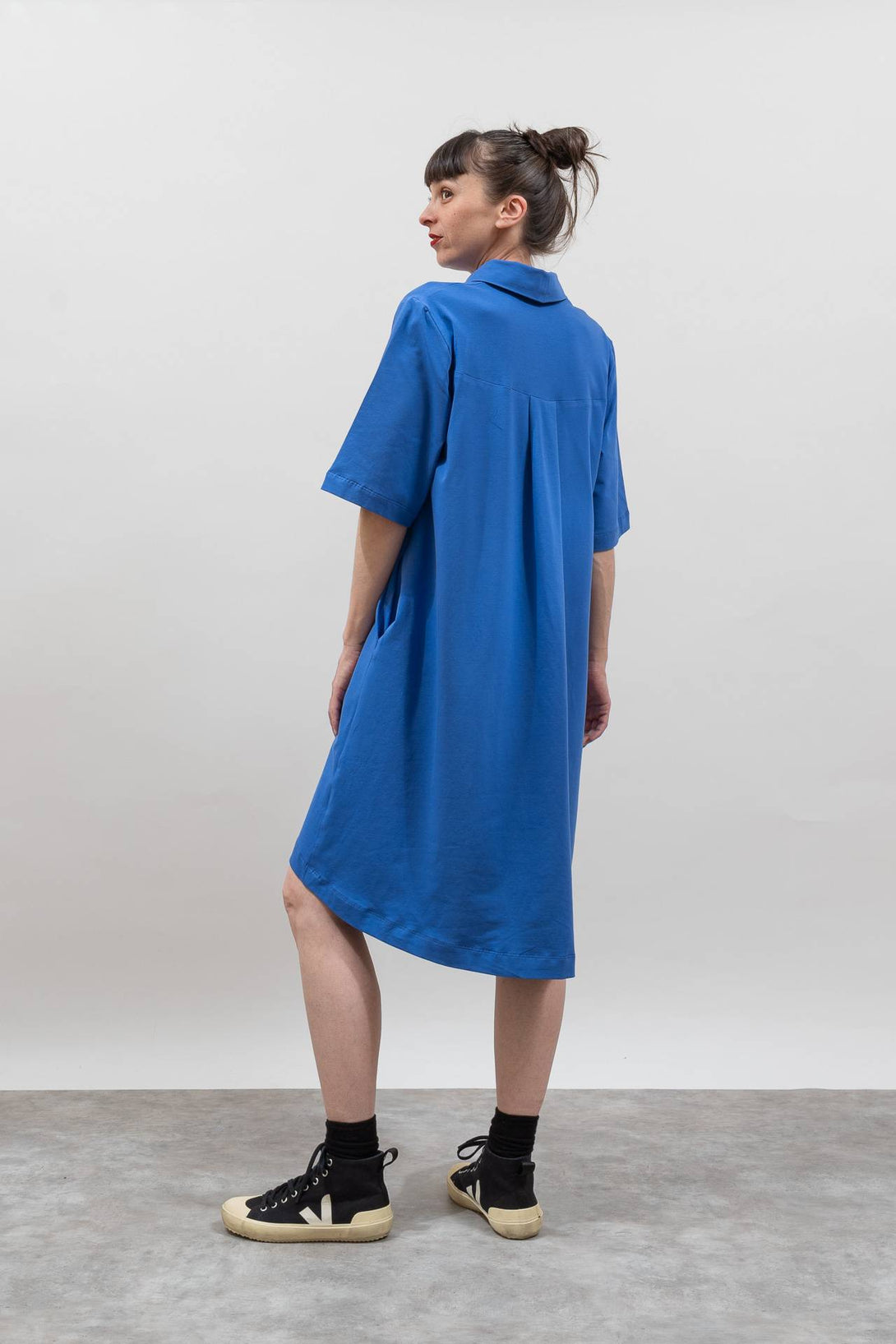 Vestido Frida azul-Elisa Muresan