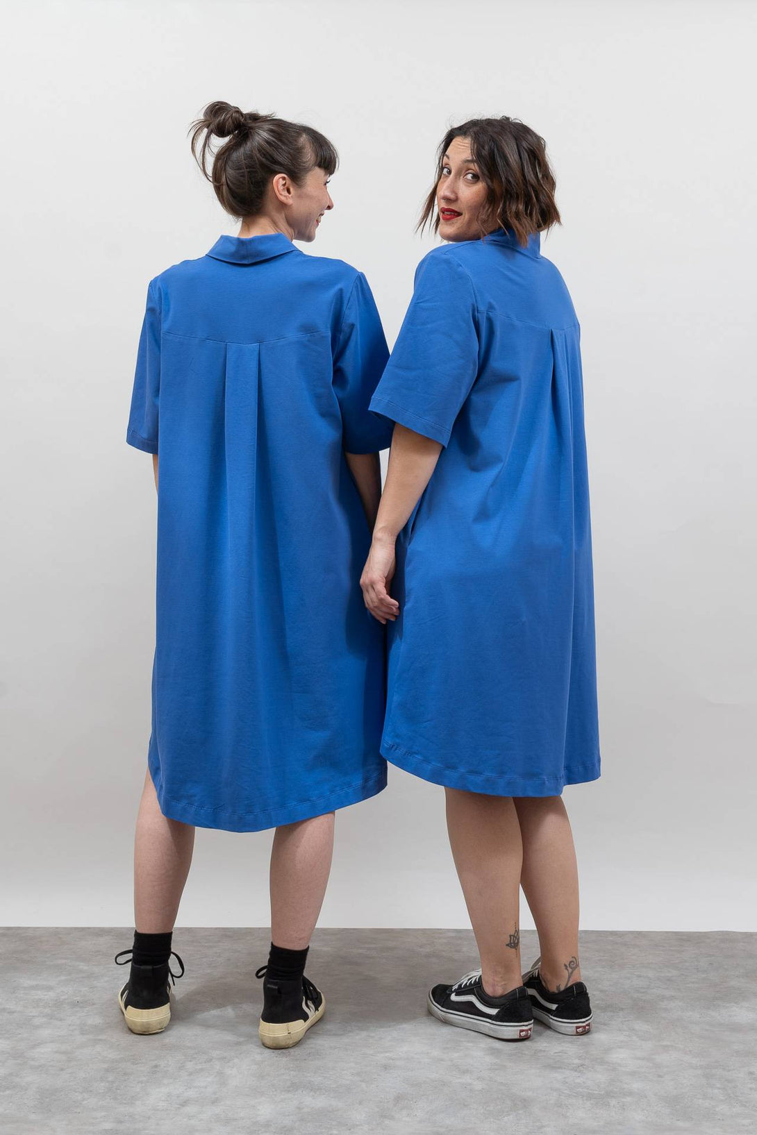 Vestido Frida azul-Elisa Muresan