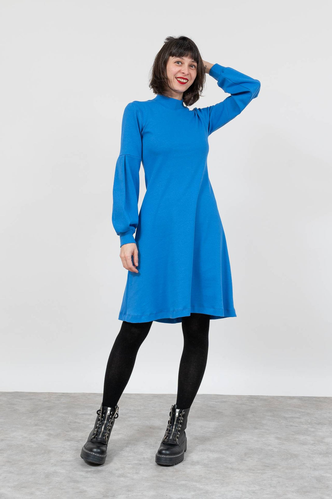 Vestido Twiggy azul-Elisa Muresan