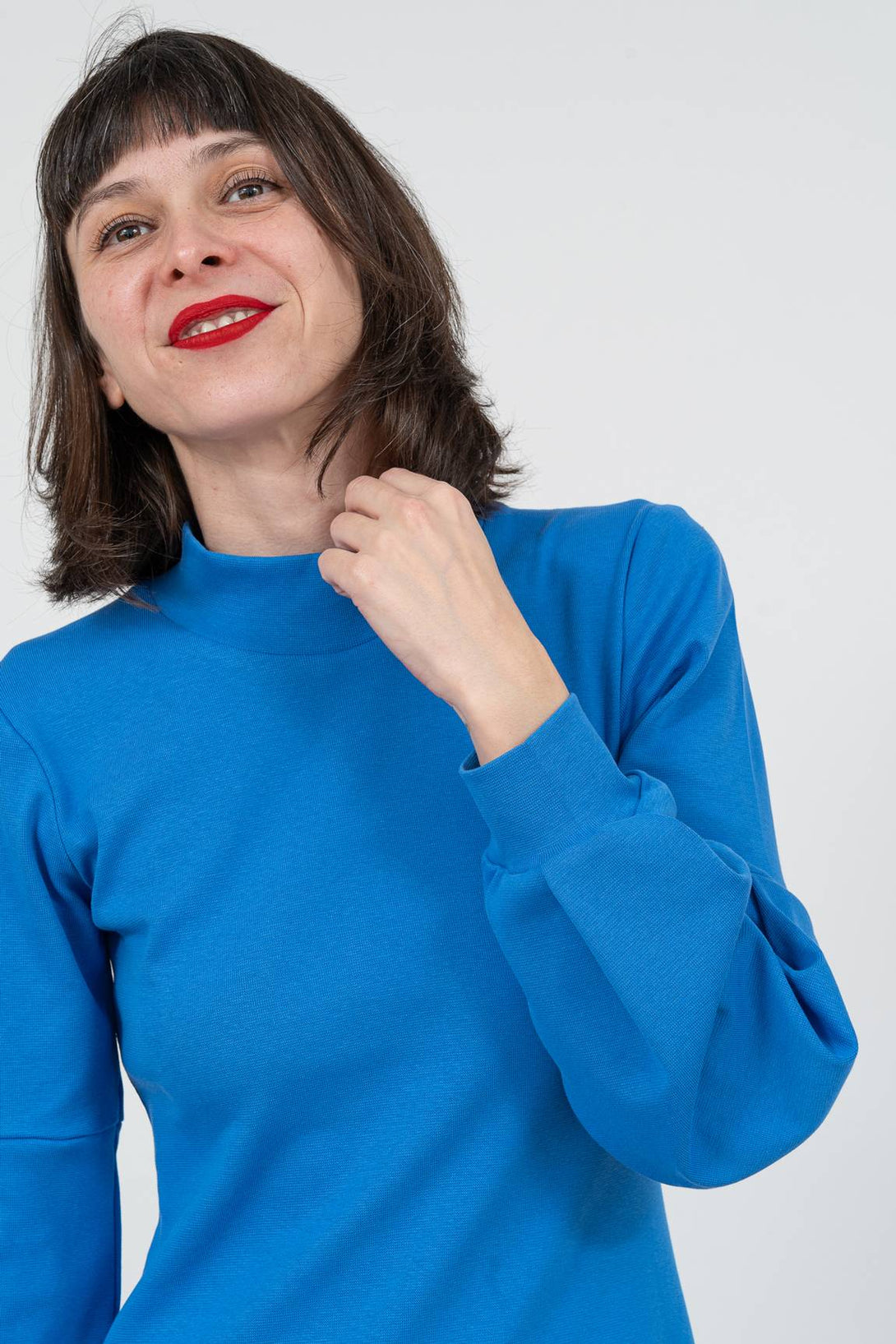 Vestido Twiggy azul-Elisa Muresan